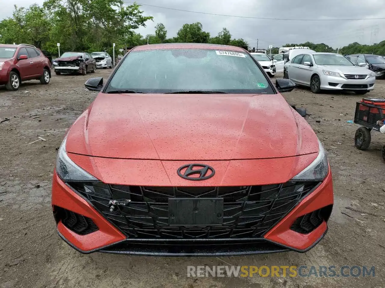 5 Photograph of a damaged car KMHLR4AF7NU244396 HYUNDAI ELANTRA 2022