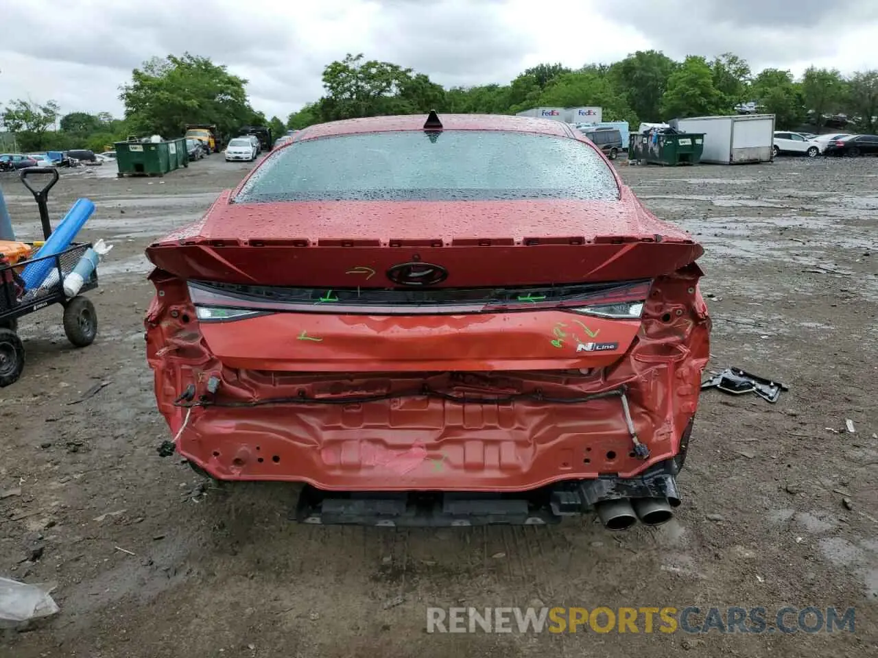 6 Photograph of a damaged car KMHLR4AF7NU244396 HYUNDAI ELANTRA 2022
