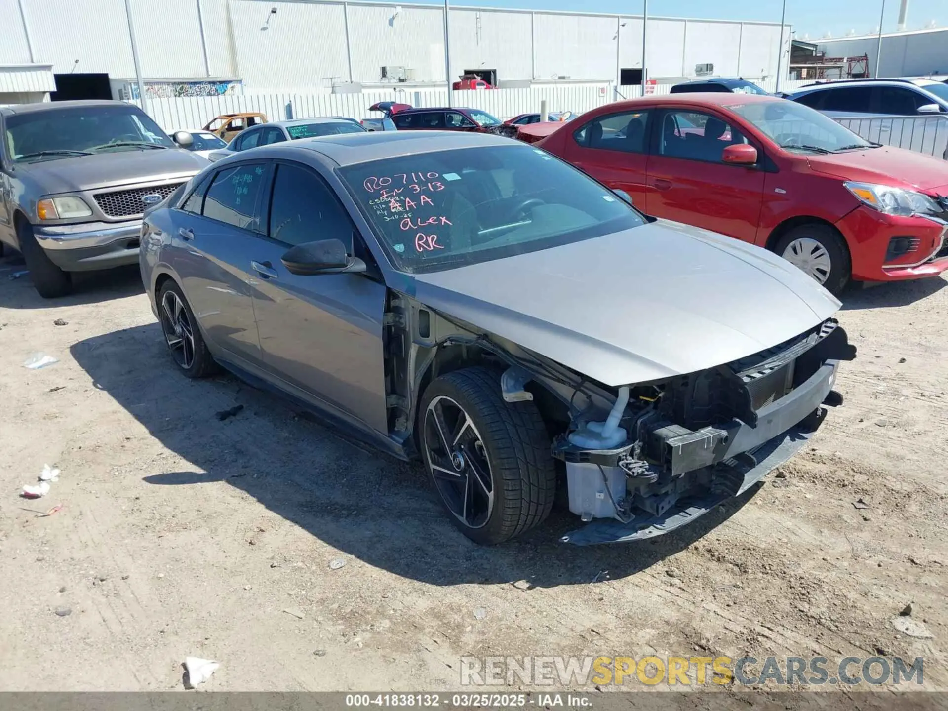 1 Photograph of a damaged car KMHLR4AF7NU346961 HYUNDAI ELANTRA 2022