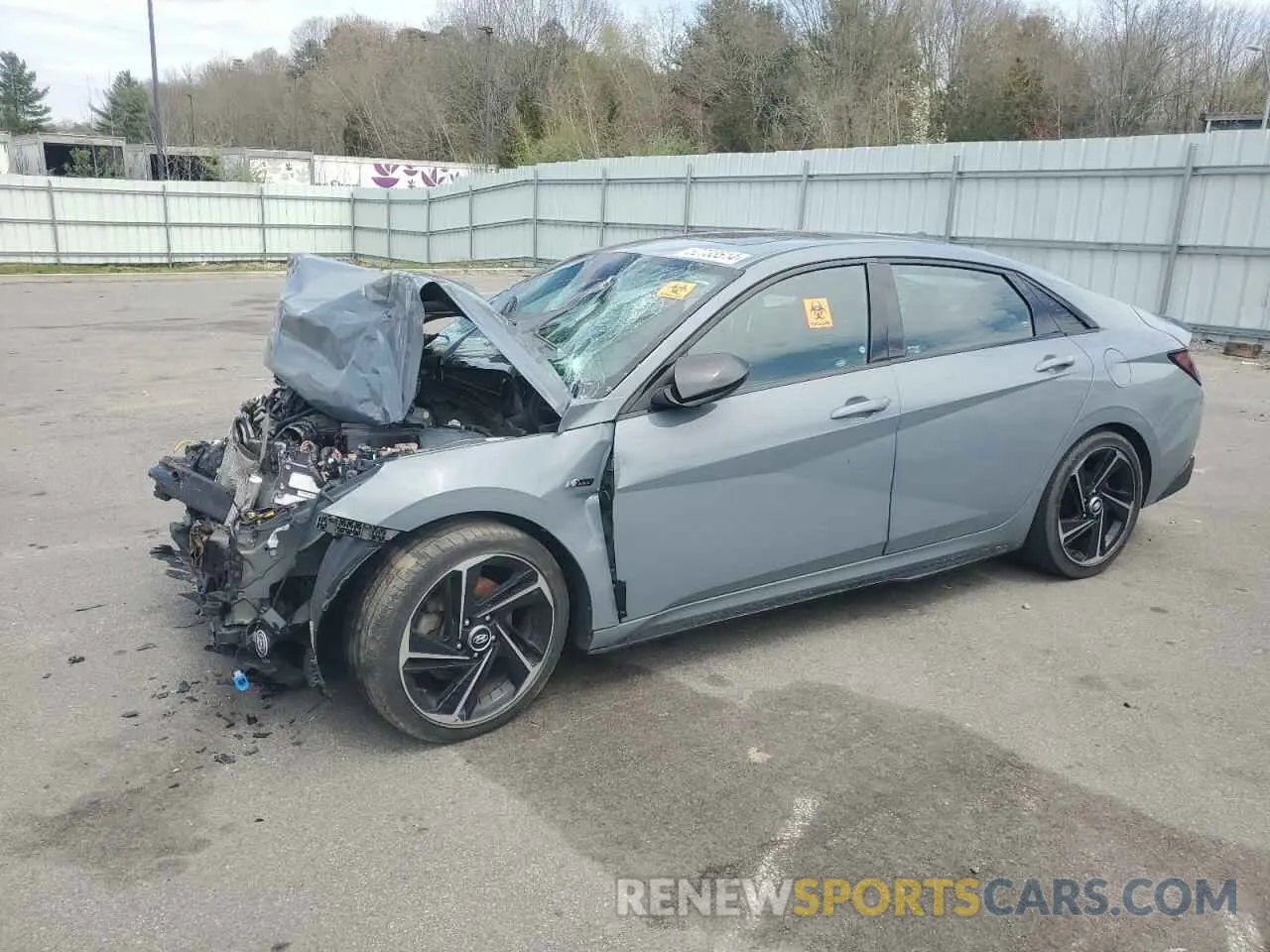 1 Photograph of a damaged car KMHLR4AF8NU305867 HYUNDAI ELANTRA 2022