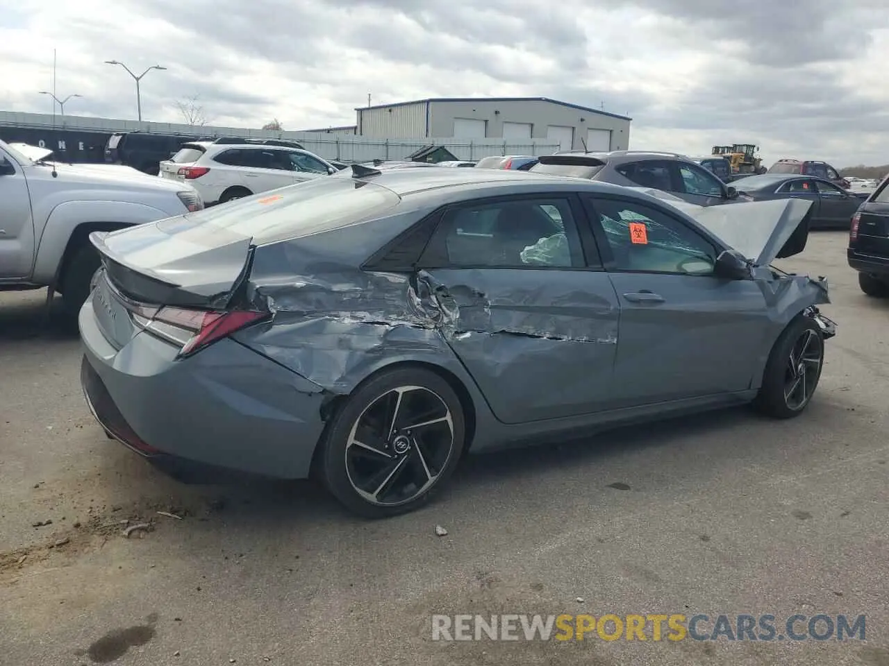 3 Photograph of a damaged car KMHLR4AF8NU305867 HYUNDAI ELANTRA 2022