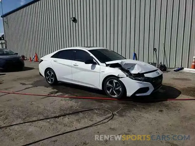 13 Photograph of a damaged car KMHLR4AF9NU304775 HYUNDAI ELANTRA 2022