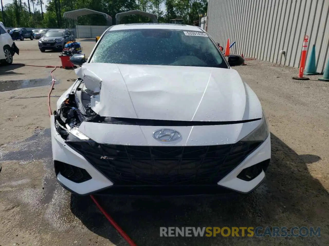 5 Photograph of a damaged car KMHLR4AF9NU304775 HYUNDAI ELANTRA 2022