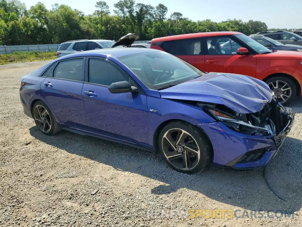 4 Photograph of a damaged car KMHLR4AFXNU236163 HYUNDAI ELANTRA 2022