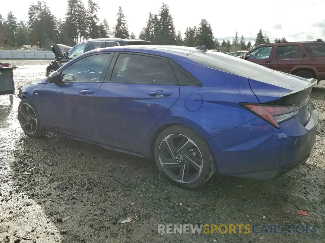 2 Photograph of a damaged car KMHLR4AFXNU241122 HYUNDAI ELANTRA 2022