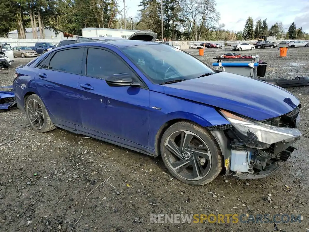 4 Photograph of a damaged car KMHLR4AFXNU241122 HYUNDAI ELANTRA 2022