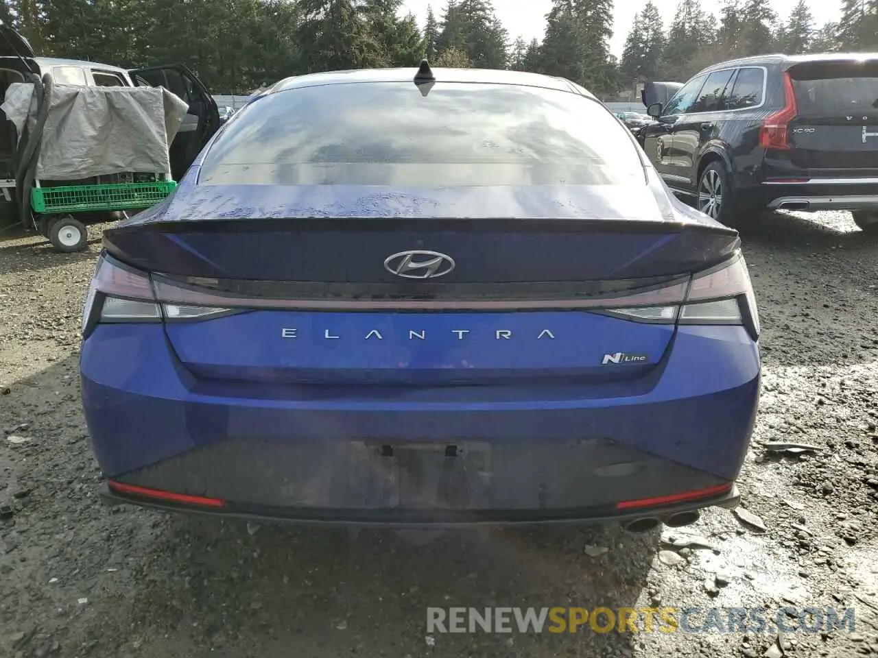 6 Photograph of a damaged car KMHLR4AFXNU241122 HYUNDAI ELANTRA 2022