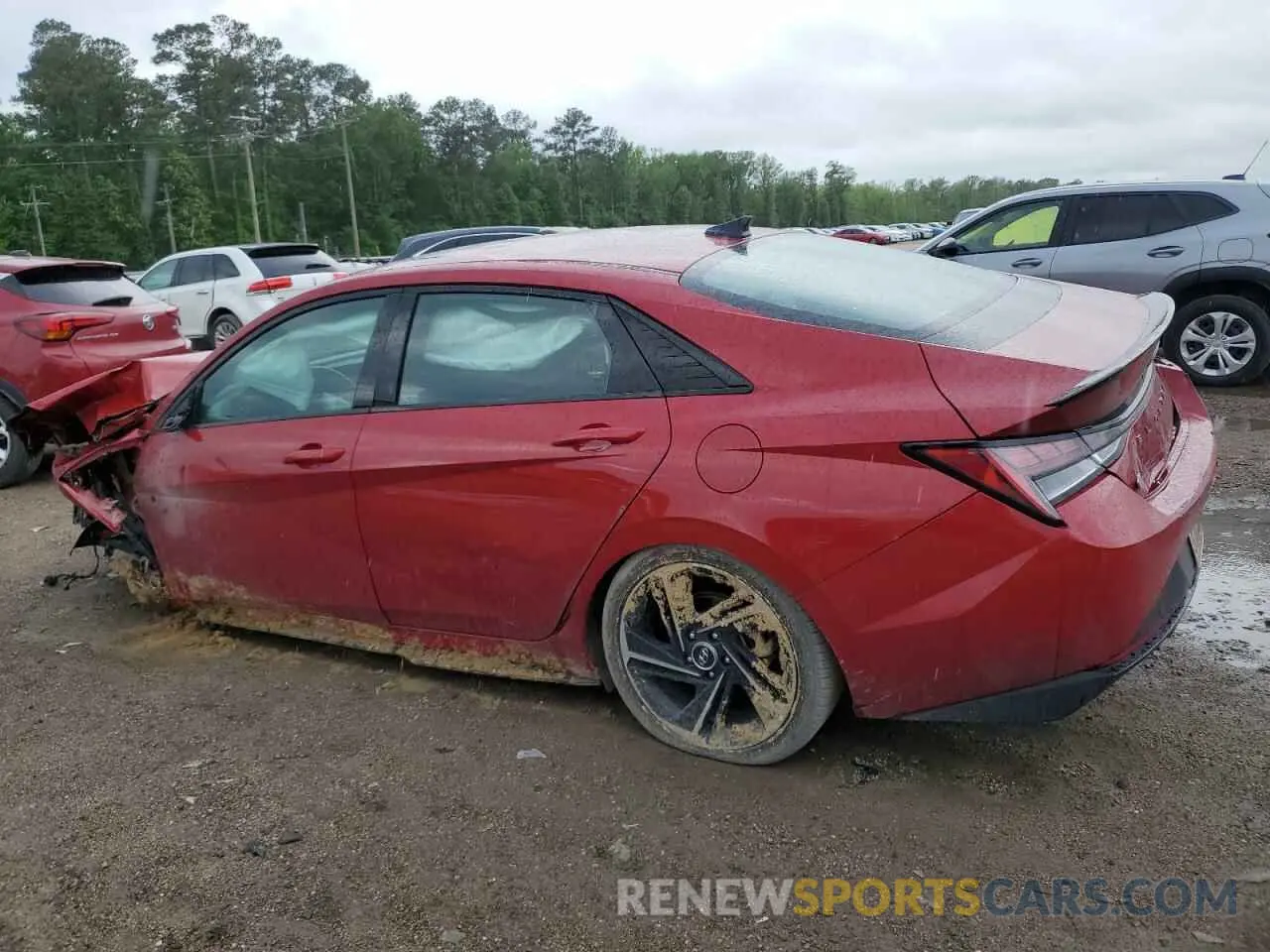 2 Photograph of a damaged car KMHLR4AFXNU305269 HYUNDAI ELANTRA 2022