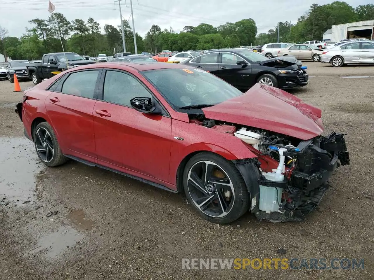 4 Photograph of a damaged car KMHLR4AFXNU305269 HYUNDAI ELANTRA 2022
