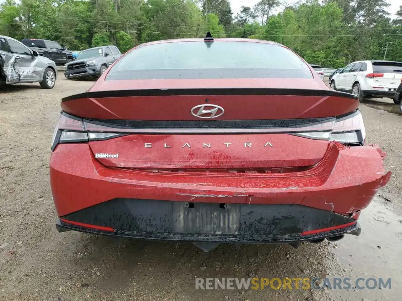 6 Photograph of a damaged car KMHLR4AFXNU305269 HYUNDAI ELANTRA 2022