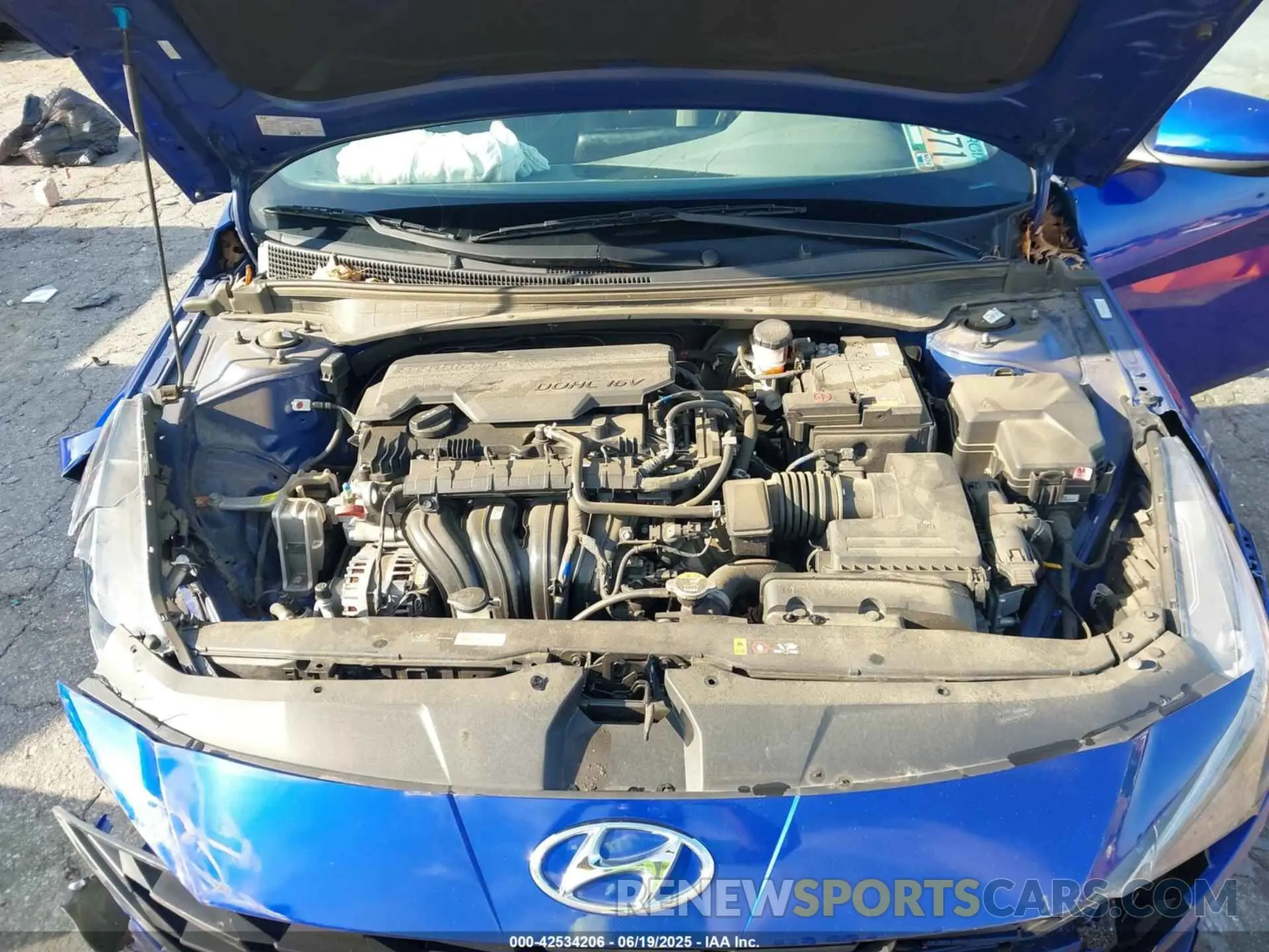 10 Photograph of a damaged car KMHLS4AG2NU367617 HYUNDAI ELANTRA 2022