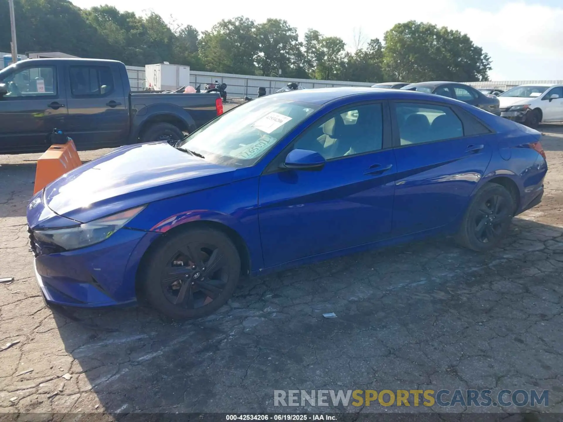 13 Photograph of a damaged car KMHLS4AG2NU367617 HYUNDAI ELANTRA 2022