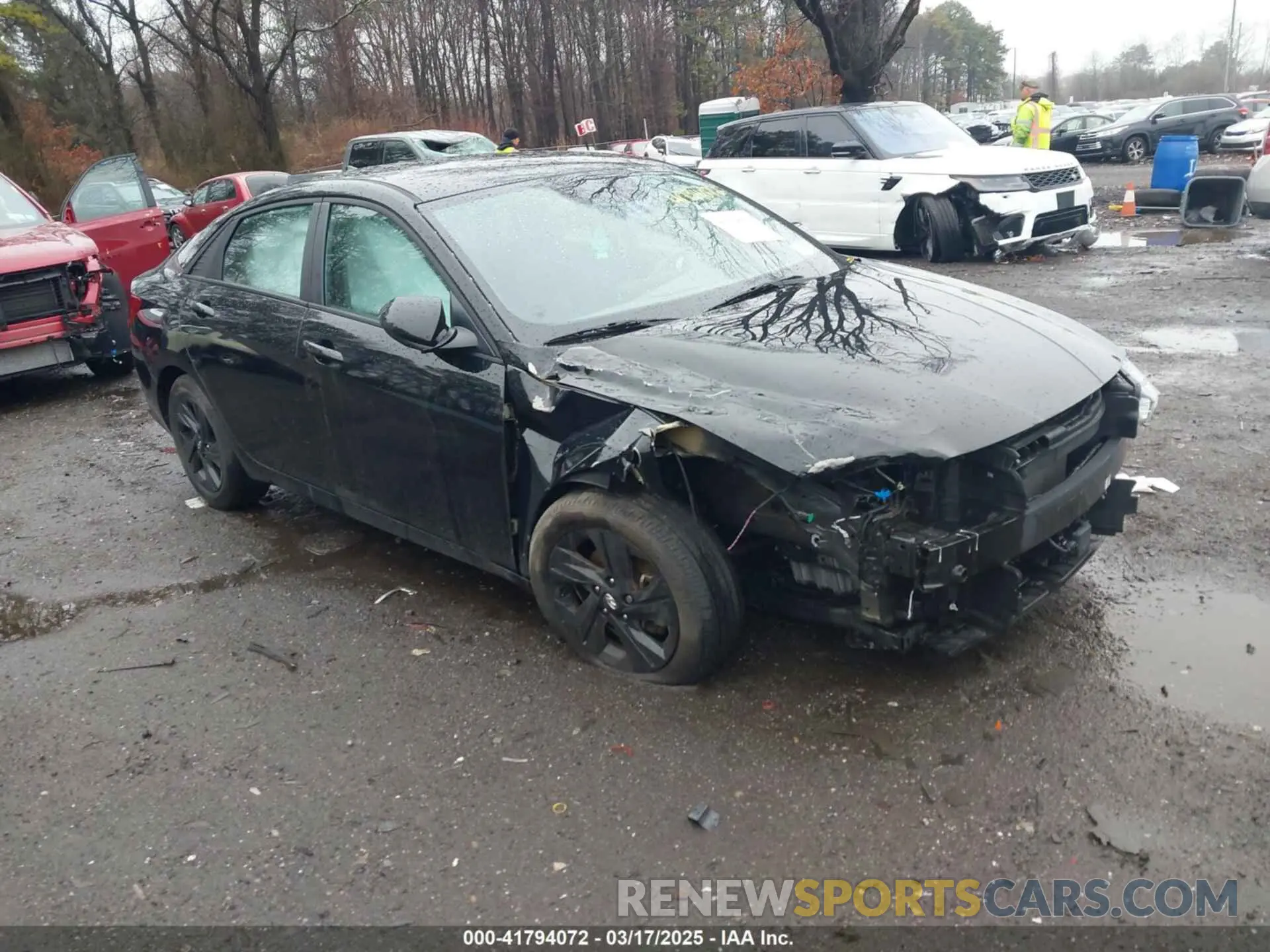 1 Photograph of a damaged car KMHLS4AG3NU243663 HYUNDAI ELANTRA 2022