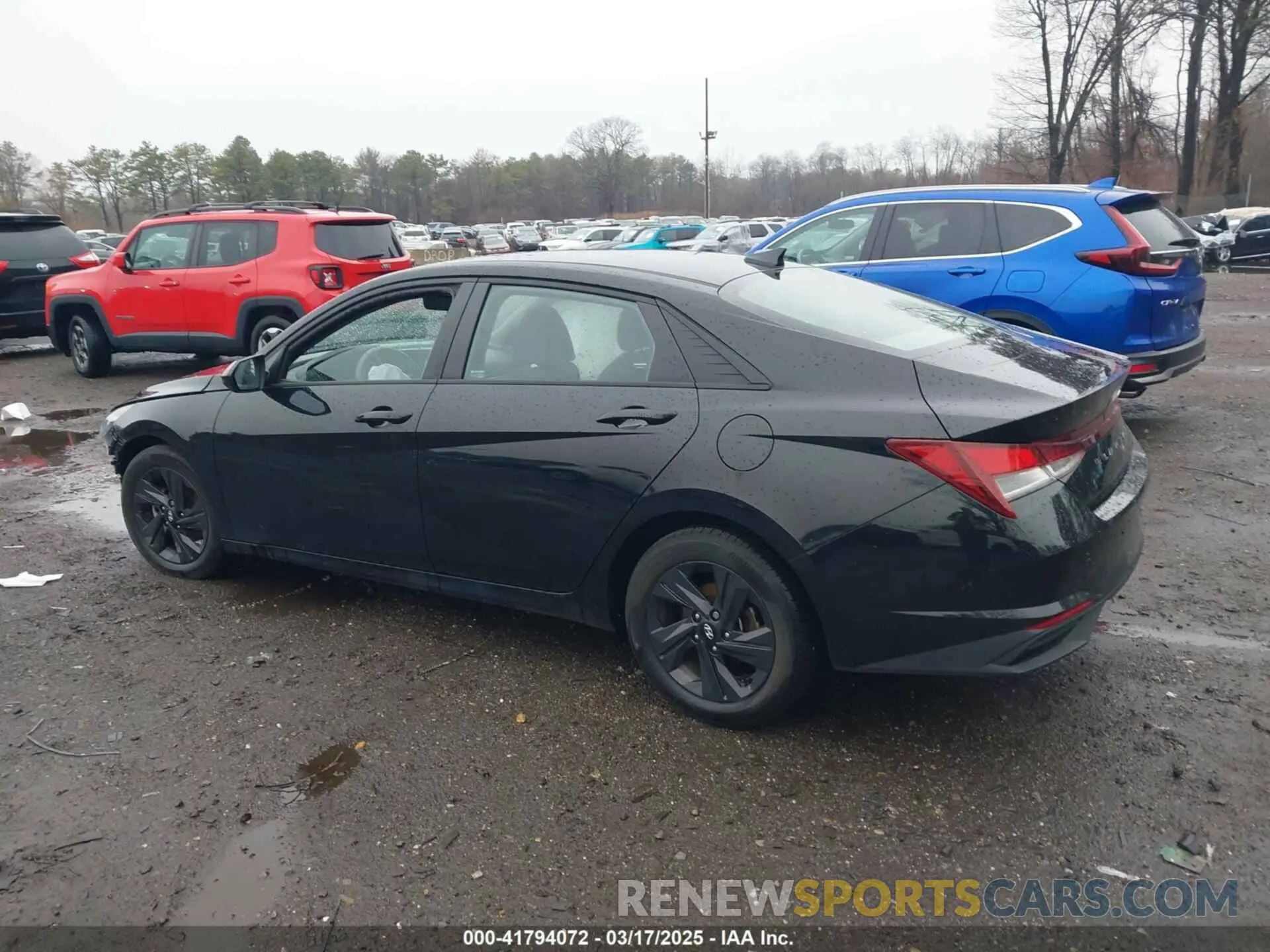 14 Photograph of a damaged car KMHLS4AG3NU243663 HYUNDAI ELANTRA 2022