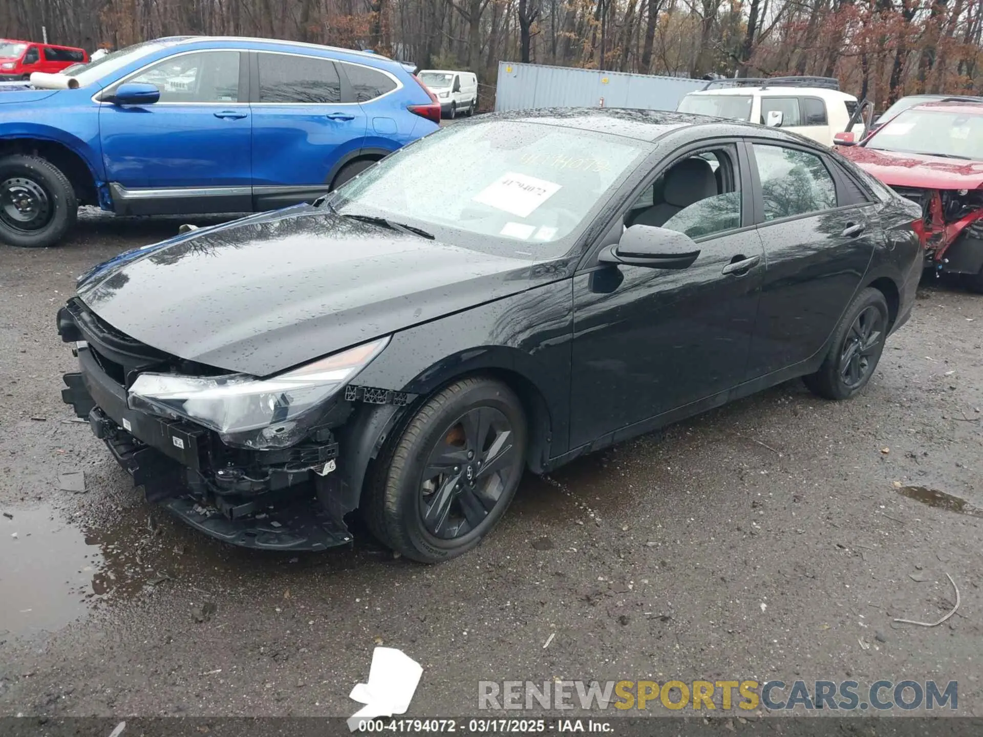 2 Photograph of a damaged car KMHLS4AG3NU243663 HYUNDAI ELANTRA 2022