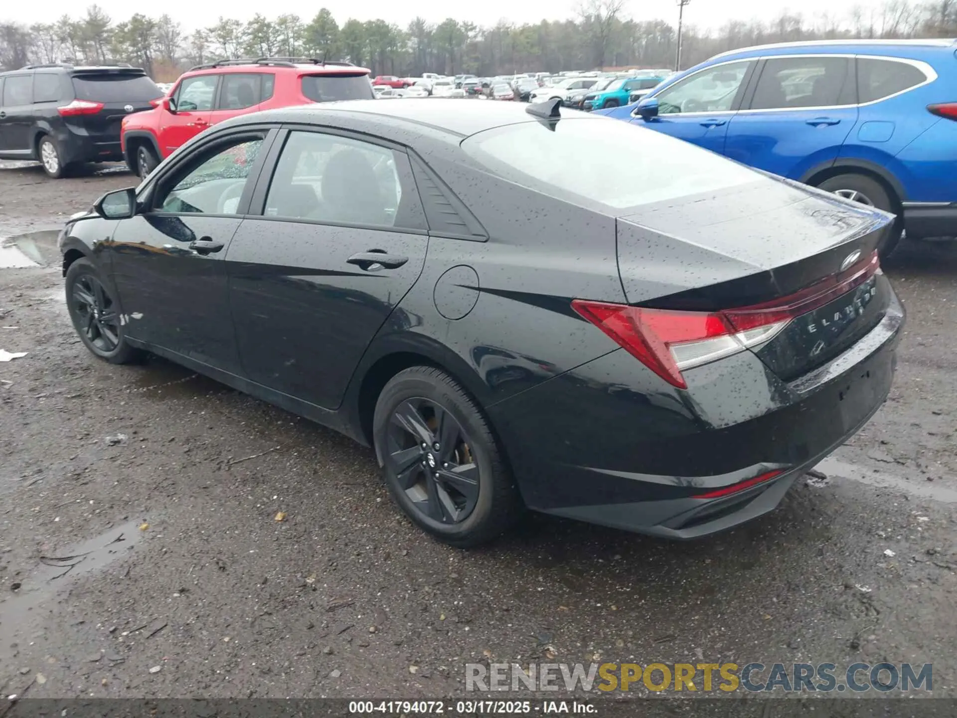3 Photograph of a damaged car KMHLS4AG3NU243663 HYUNDAI ELANTRA 2022