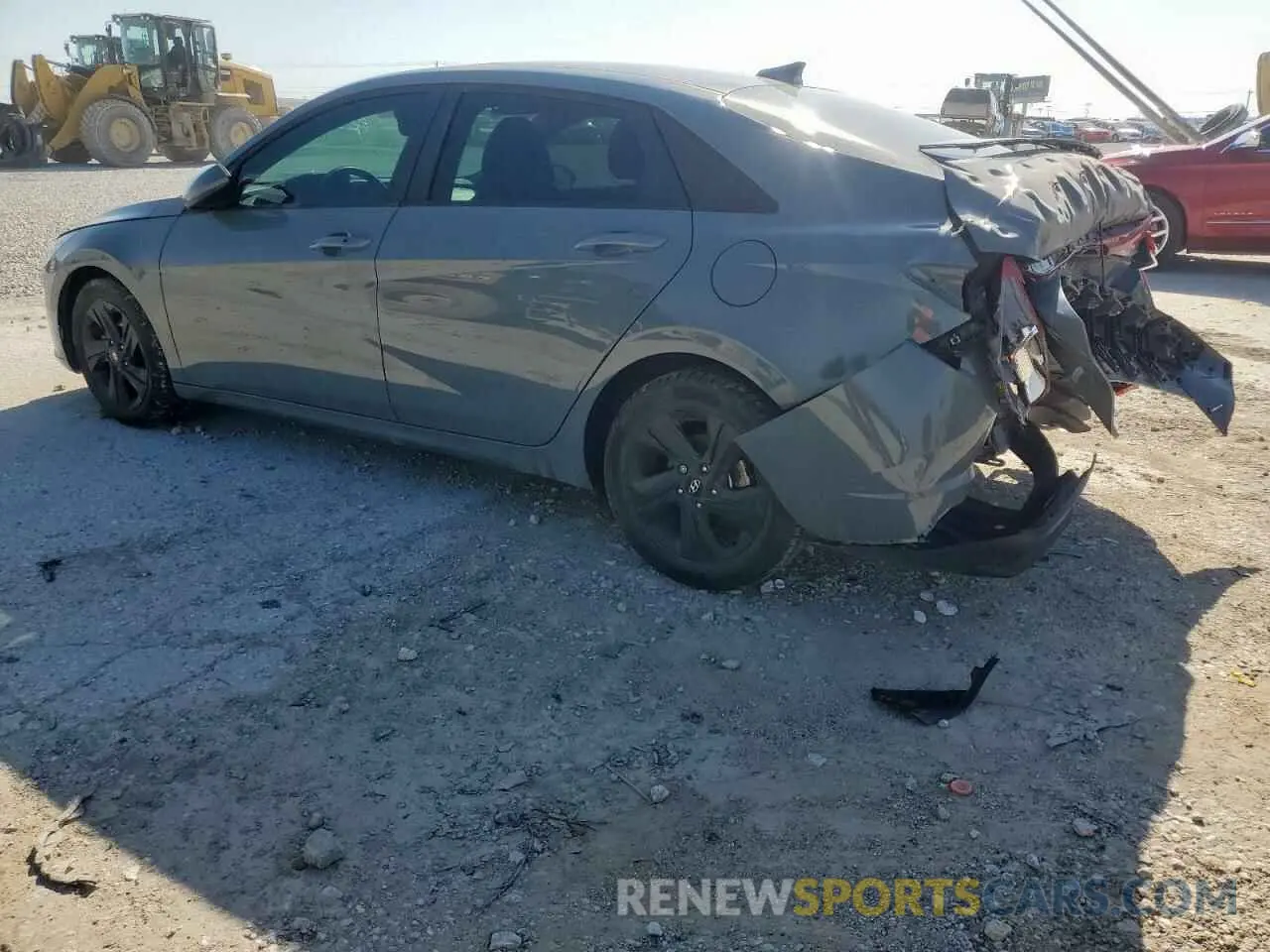 2 Photograph of a damaged car KMHLS4AG4NU217170 HYUNDAI ELANTRA 2022