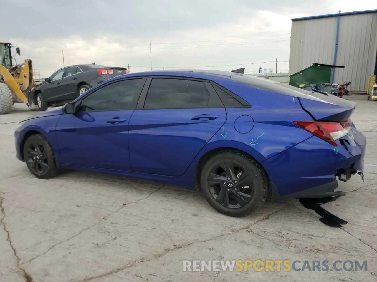 2 Photograph of a damaged car KMHLS4AG5NU245558 HYUNDAI ELANTRA 2022