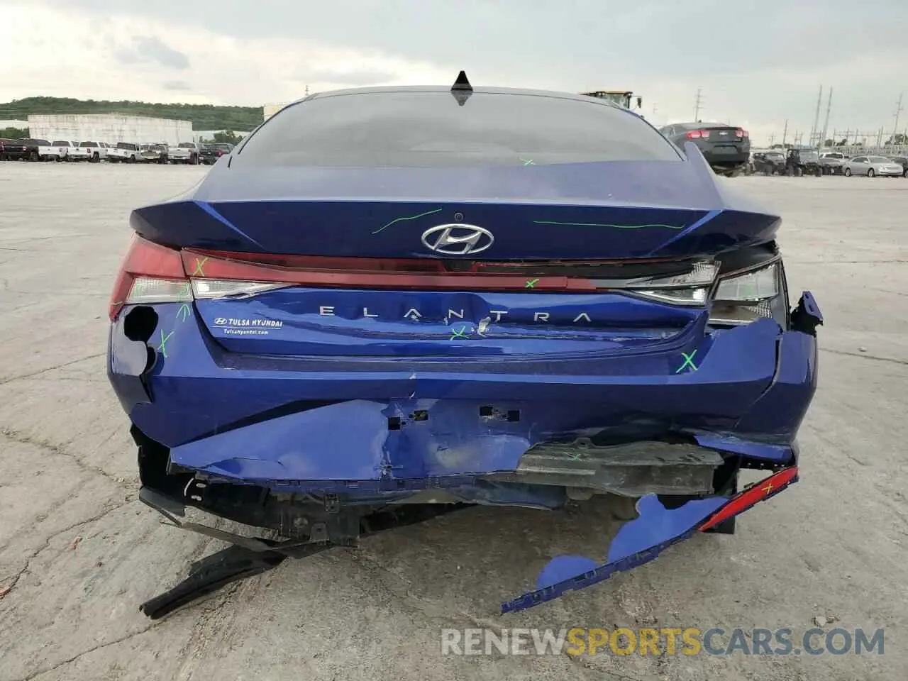 6 Photograph of a damaged car KMHLS4AG5NU245558 HYUNDAI ELANTRA 2022