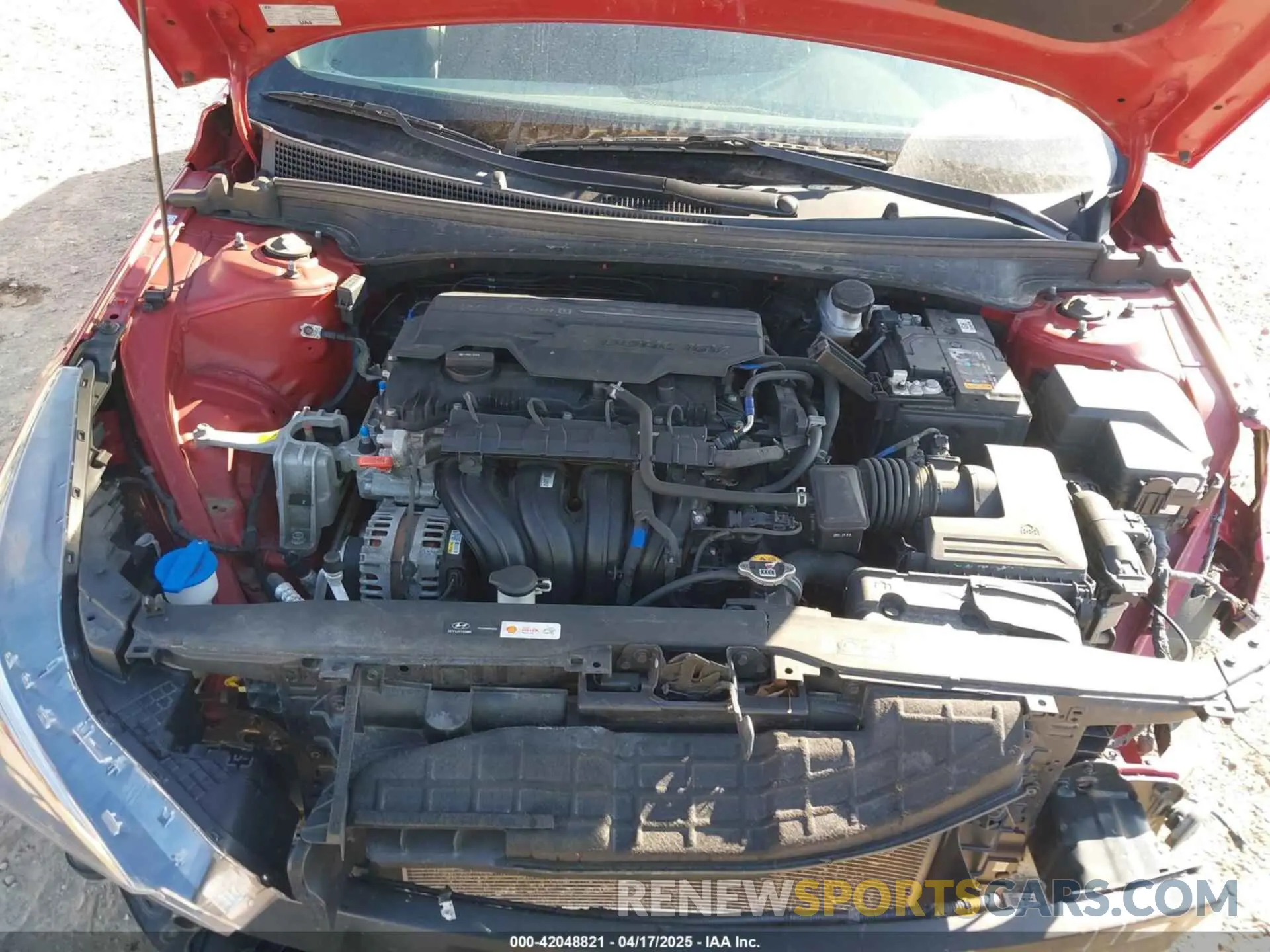 10 Photograph of a damaged car KMHLS4AG5NU288782 HYUNDAI ELANTRA 2022