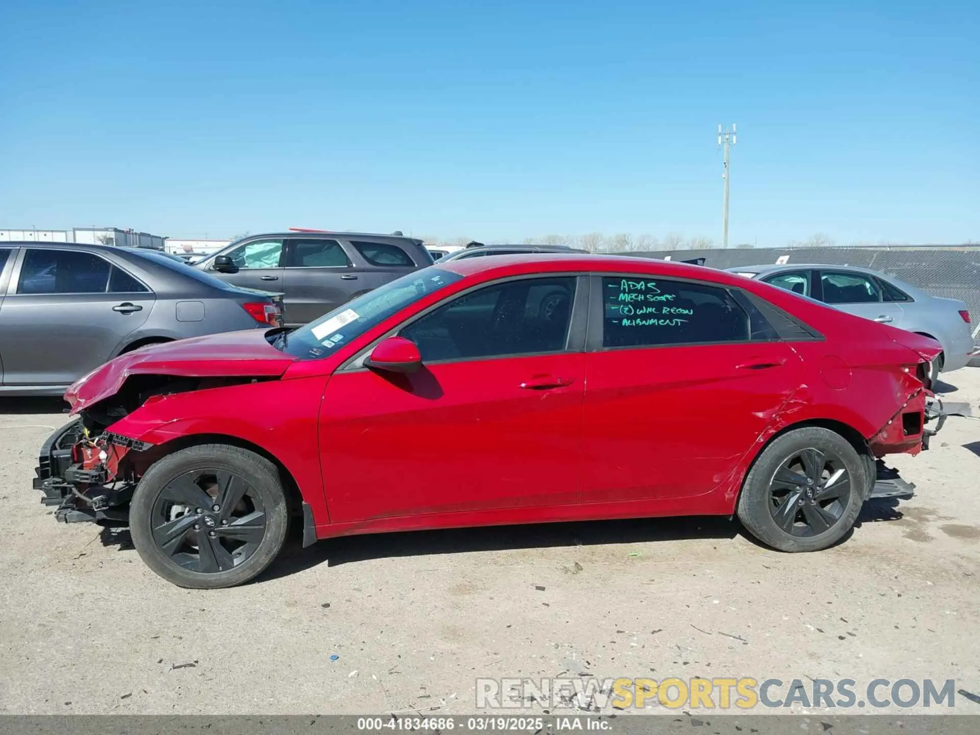 15 Photograph of a damaged car KMHLS4AG6NU337004 HYUNDAI ELANTRA 2022
