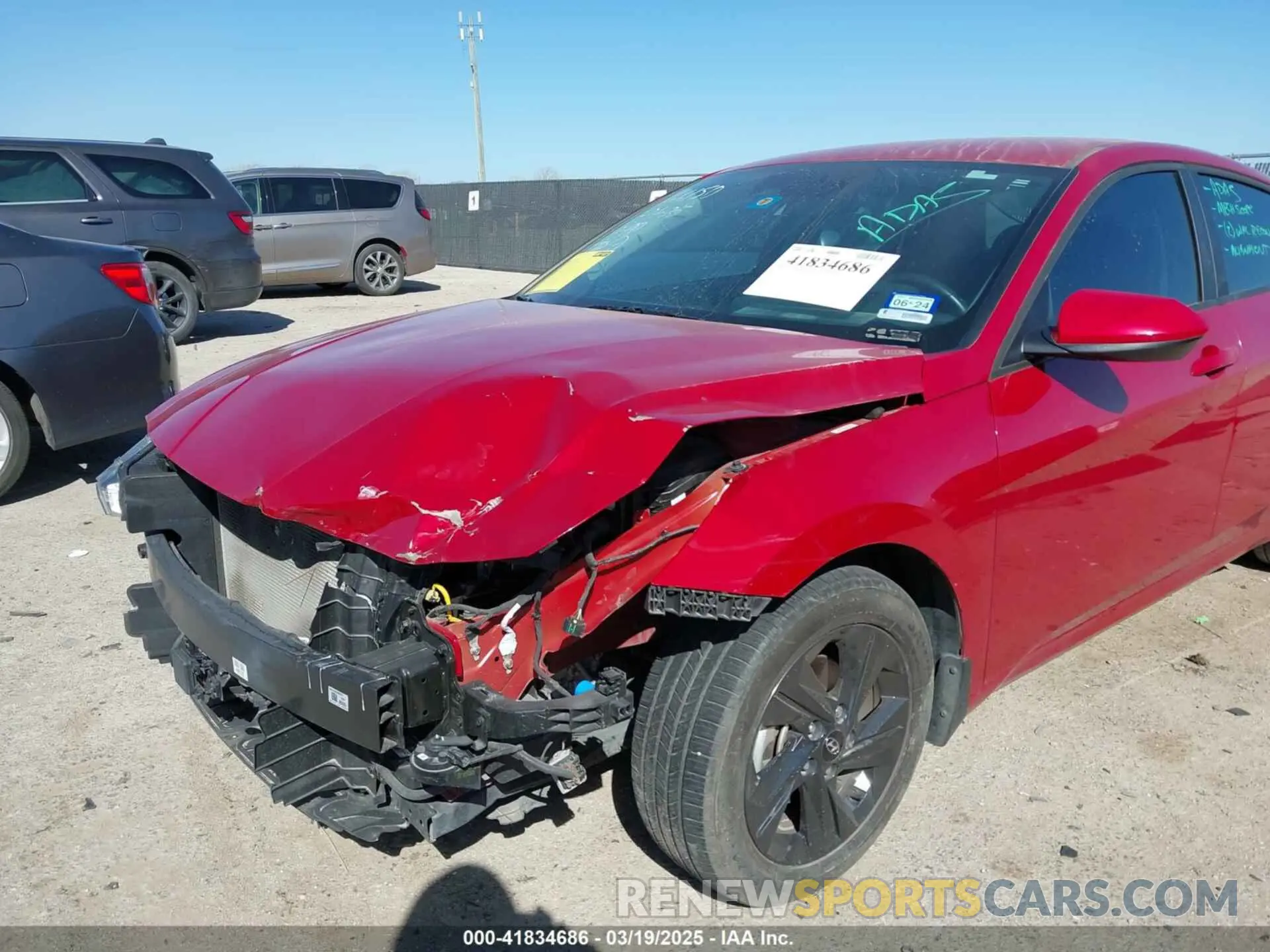6 Photograph of a damaged car KMHLS4AG6NU337004 HYUNDAI ELANTRA 2022
