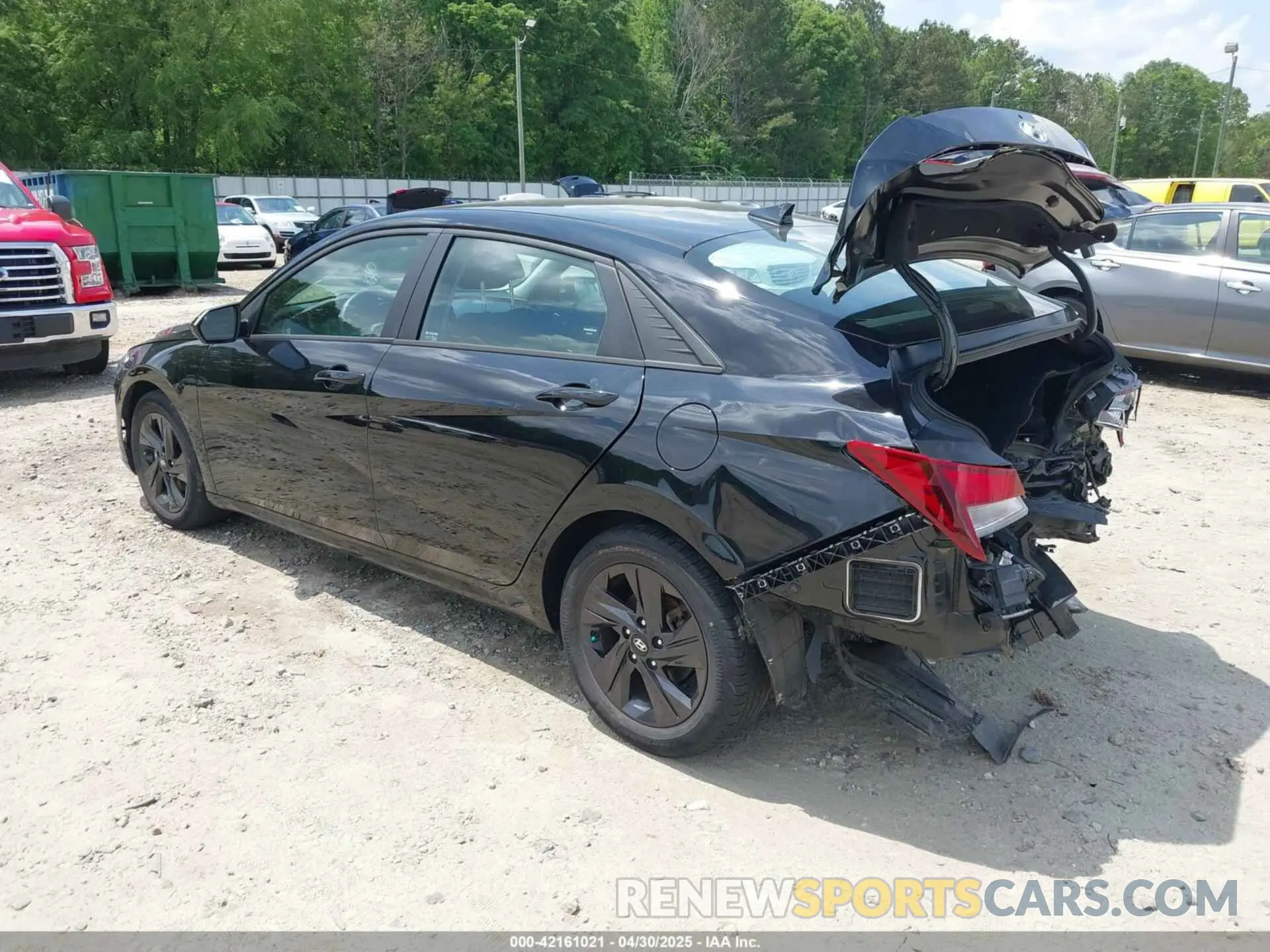 3 Photograph of a damaged car KMHLS4AG7NU217468 HYUNDAI ELANTRA 2022