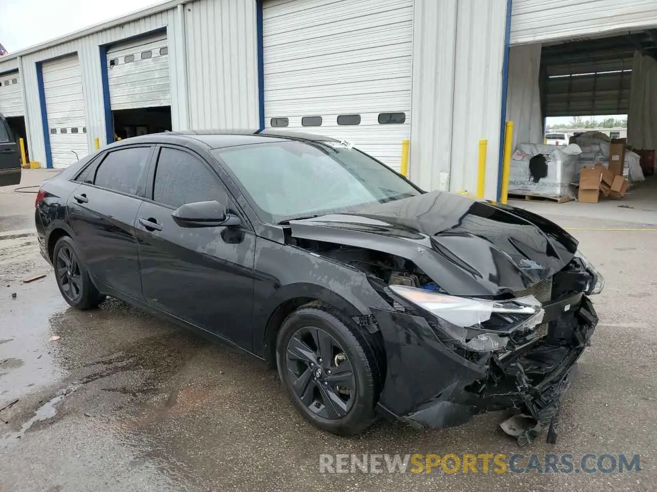 4 Photograph of a damaged car KMHLS4AG7NU253516 HYUNDAI ELANTRA 2022