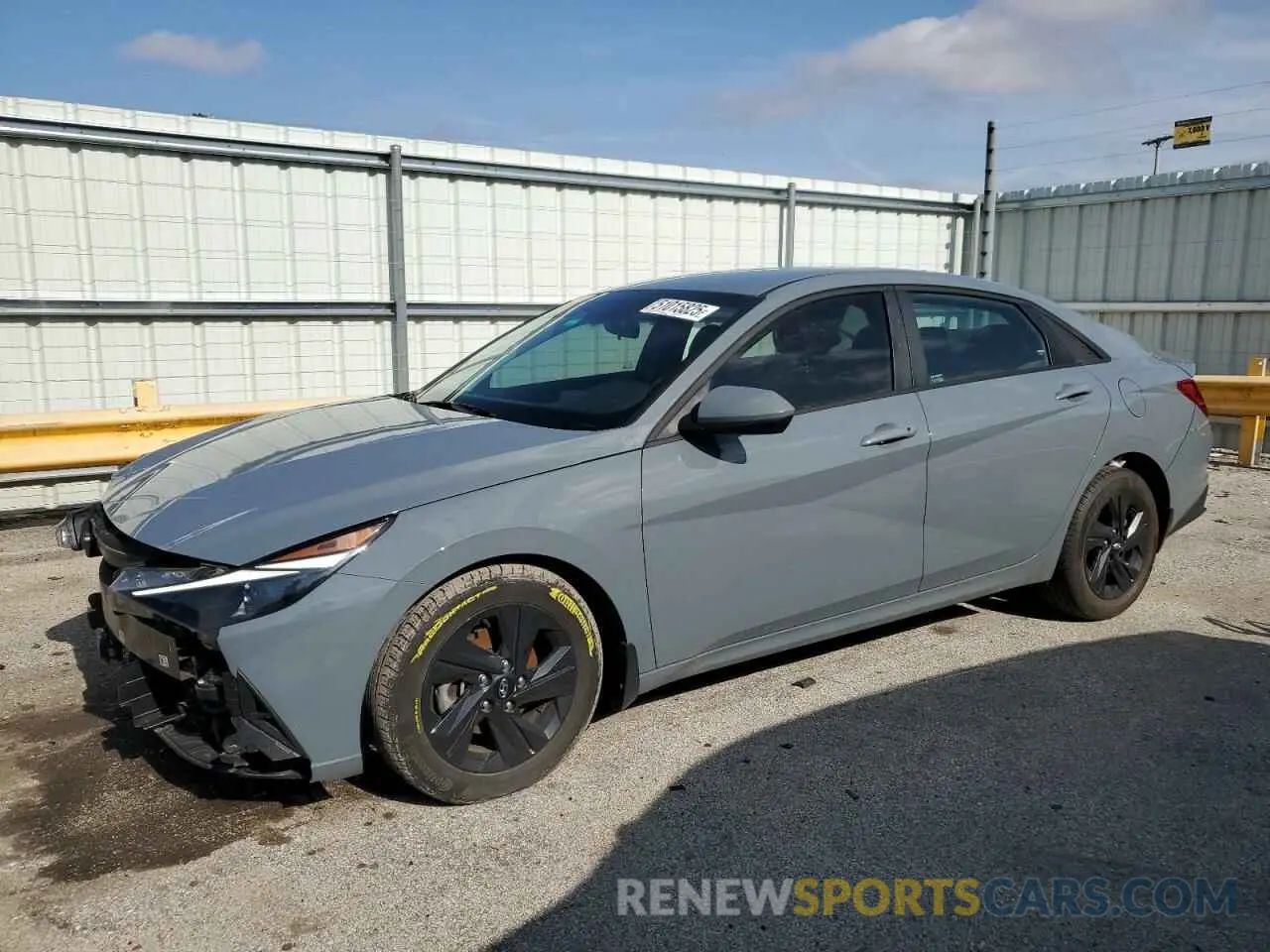 1 Photograph of a damaged car KMHLS4AG7NU302164 HYUNDAI ELANTRA 2022