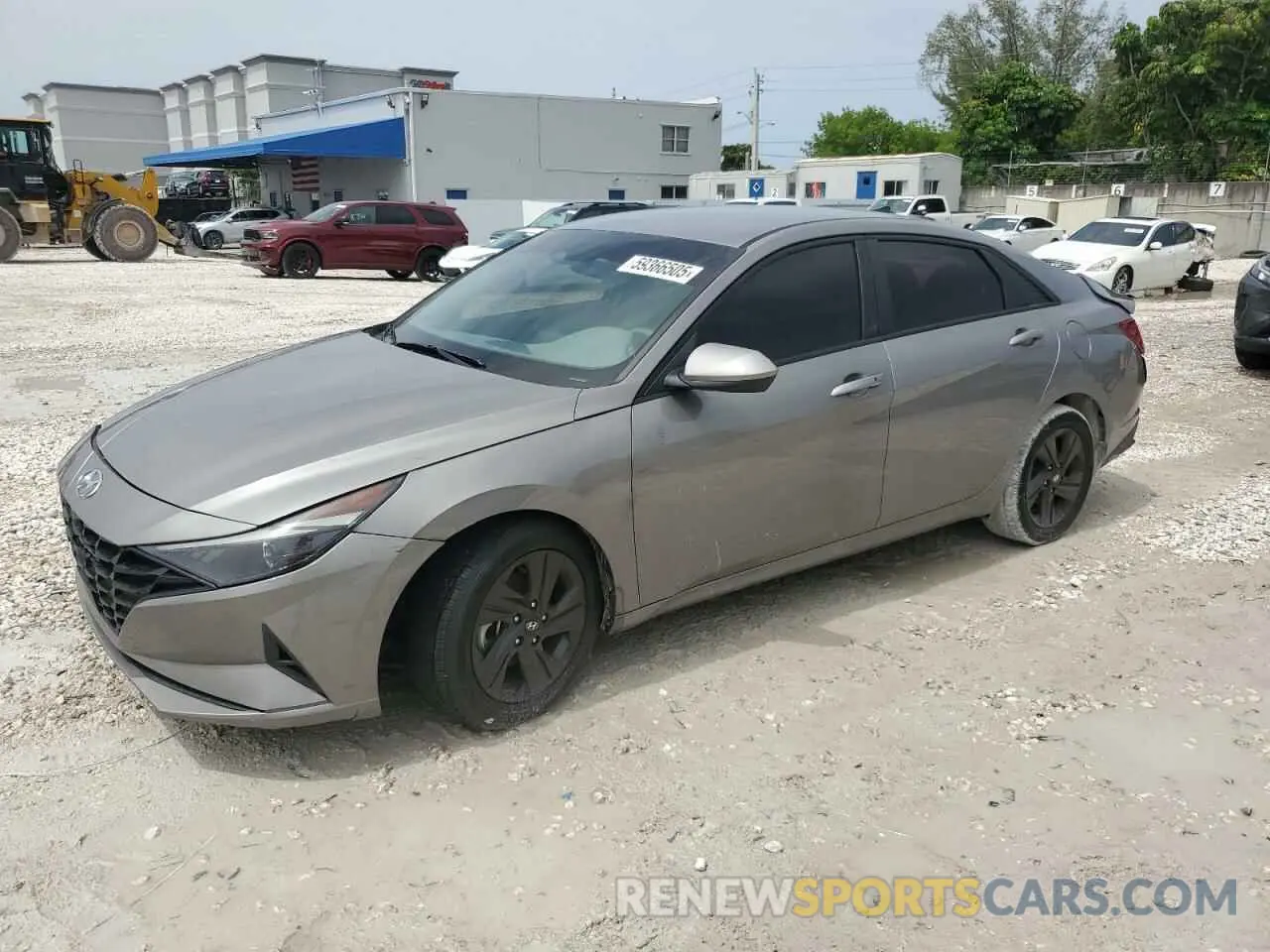 1 Photograph of a damaged car KMHLS4AG7NU307221 HYUNDAI ELANTRA 2022