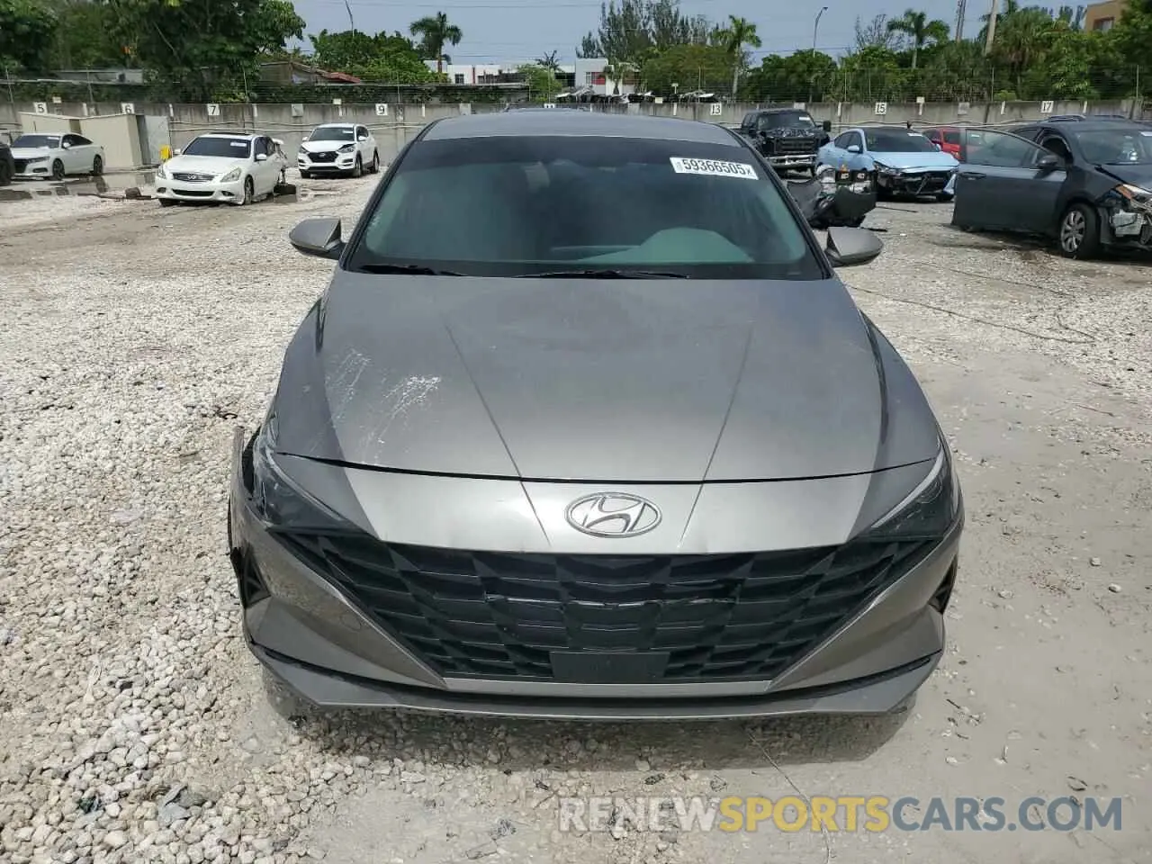 5 Photograph of a damaged car KMHLS4AG7NU307221 HYUNDAI ELANTRA 2022