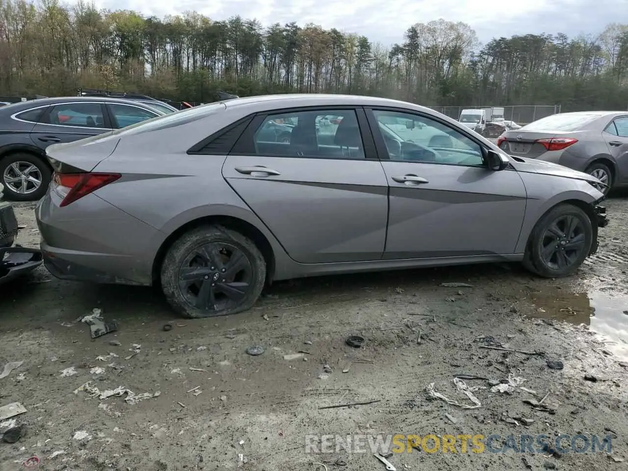 3 Photograph of a damaged car KMHLS4AG8NU317742 HYUNDAI ELANTRA 2022