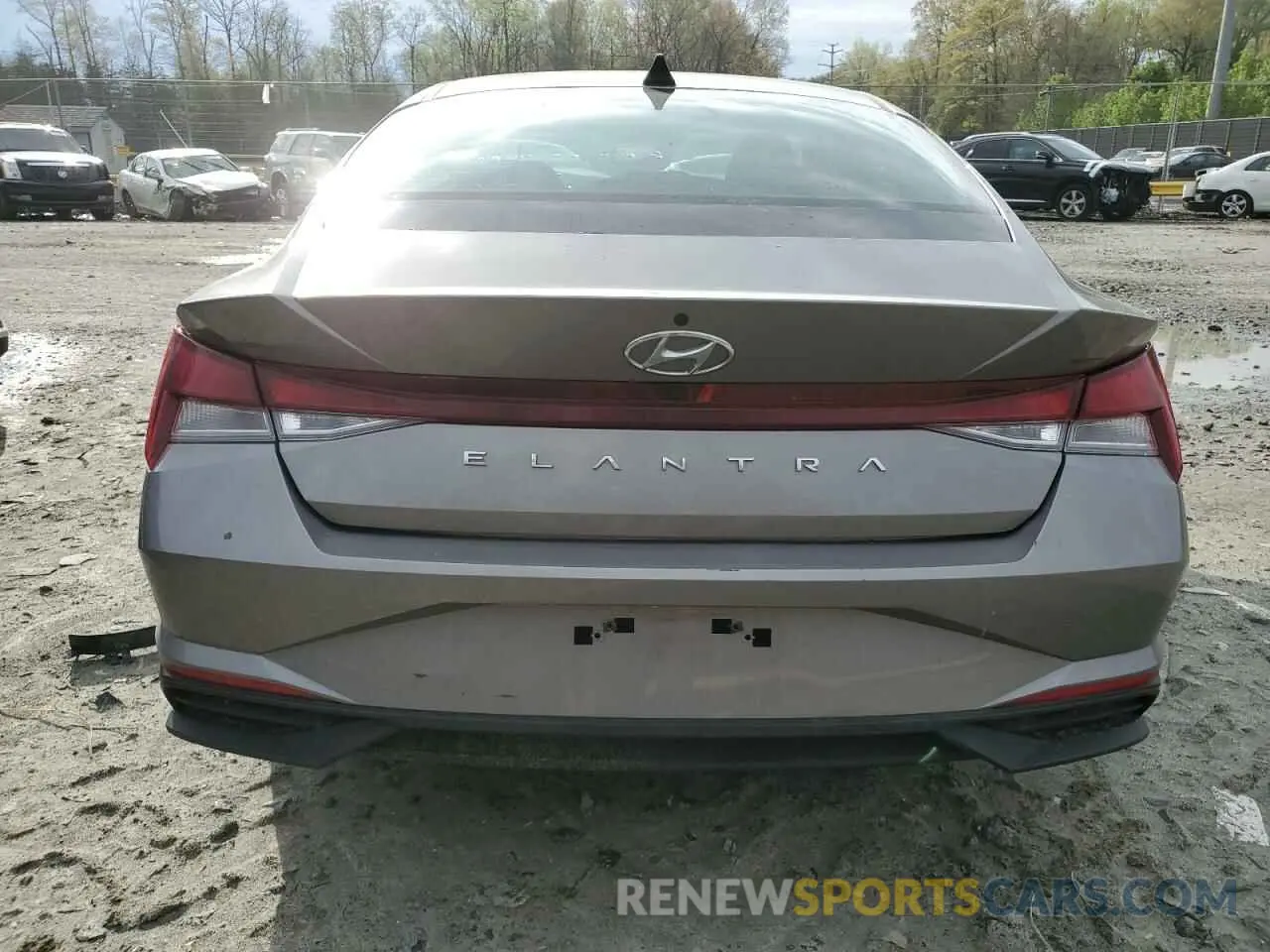 6 Photograph of a damaged car KMHLS4AG8NU317742 HYUNDAI ELANTRA 2022