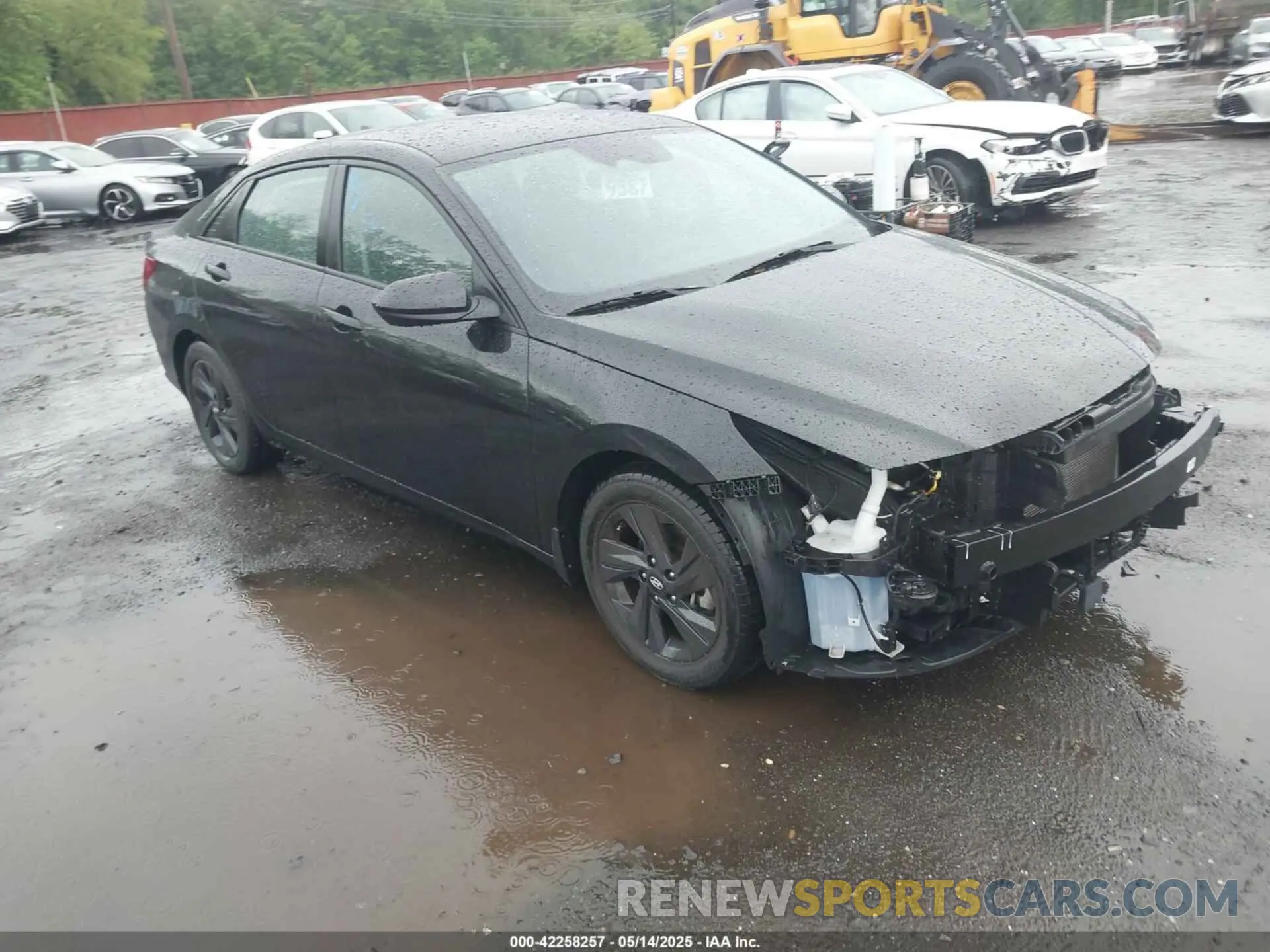 1 Photograph of a damaged car KMHLS4AG8NU317756 HYUNDAI ELANTRA 2022
