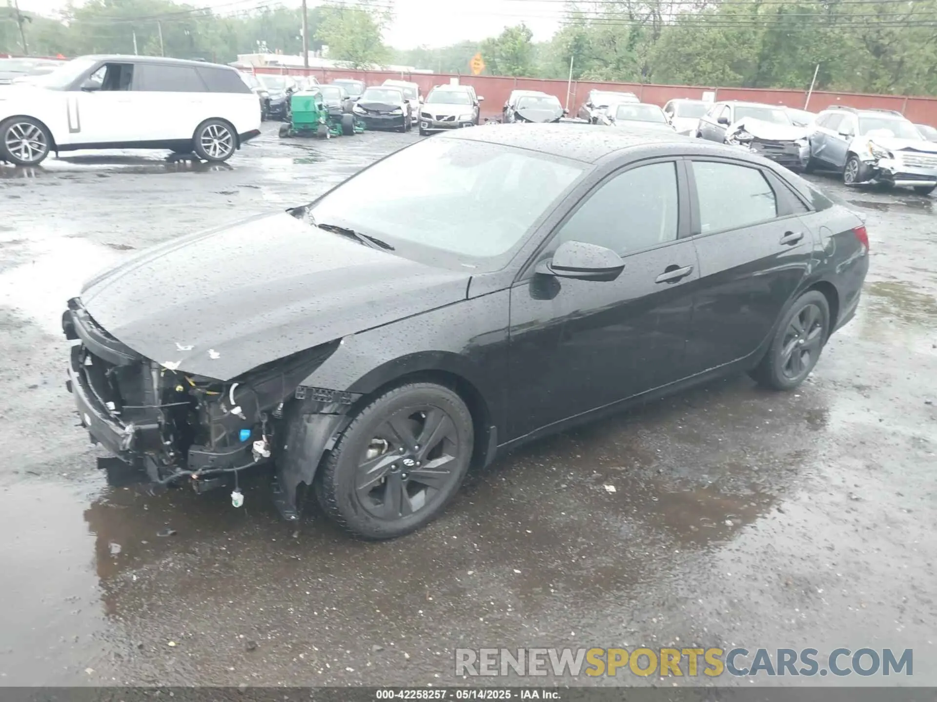 2 Photograph of a damaged car KMHLS4AG8NU317756 HYUNDAI ELANTRA 2022