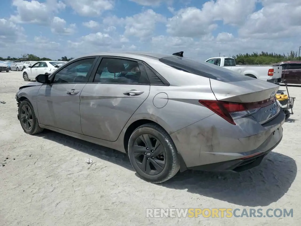 2 Photograph of a damaged car KMHLS4AG8NU335884 HYUNDAI ELANTRA 2022