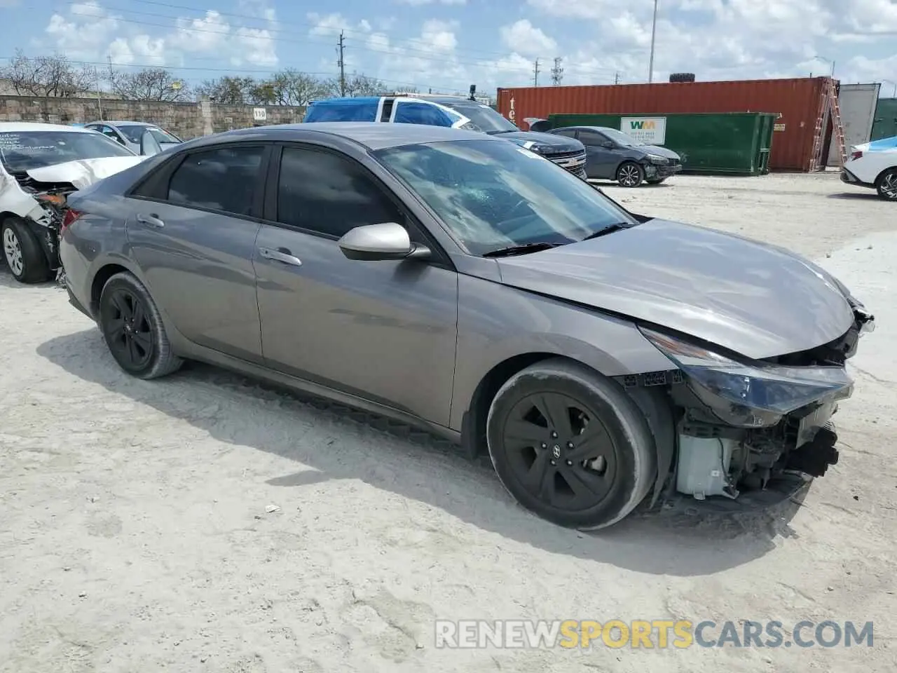 4 Photograph of a damaged car KMHLS4AG8NU335884 HYUNDAI ELANTRA 2022