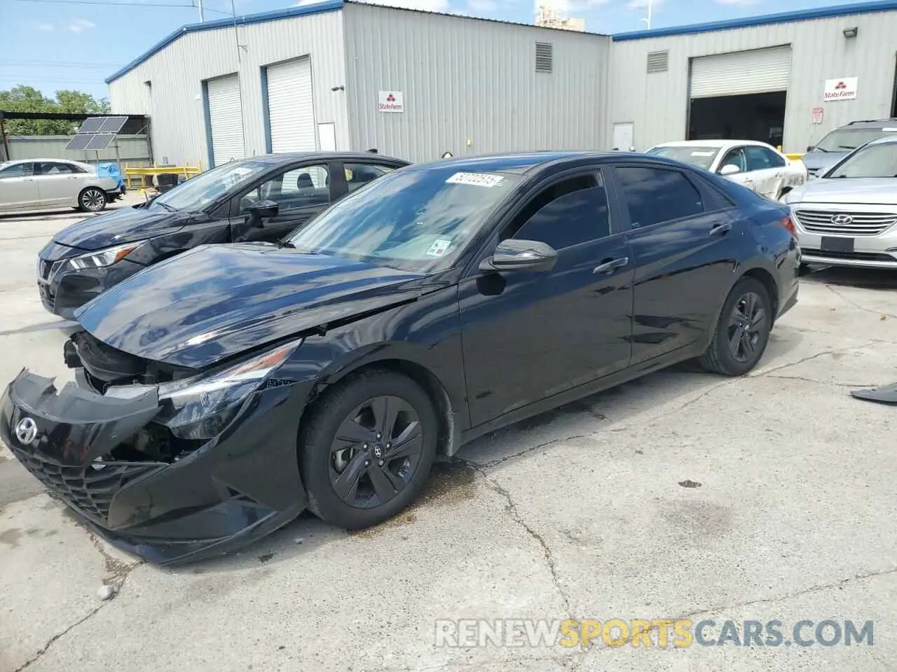 1 Photograph of a damaged car KMHLS4AG9NU217309 HYUNDAI ELANTRA 2022