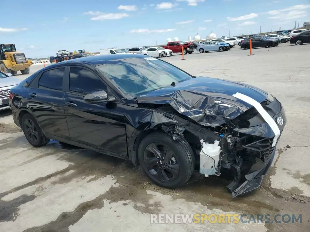 4 Photograph of a damaged car KMHLS4AG9NU217309 HYUNDAI ELANTRA 2022
