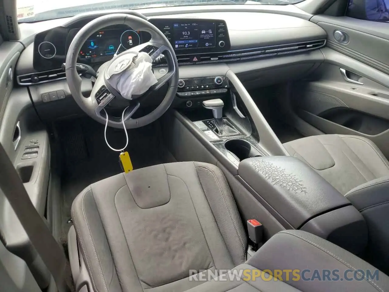 8 Photograph of a damaged car KMHLS4AG9NU217309 HYUNDAI ELANTRA 2022