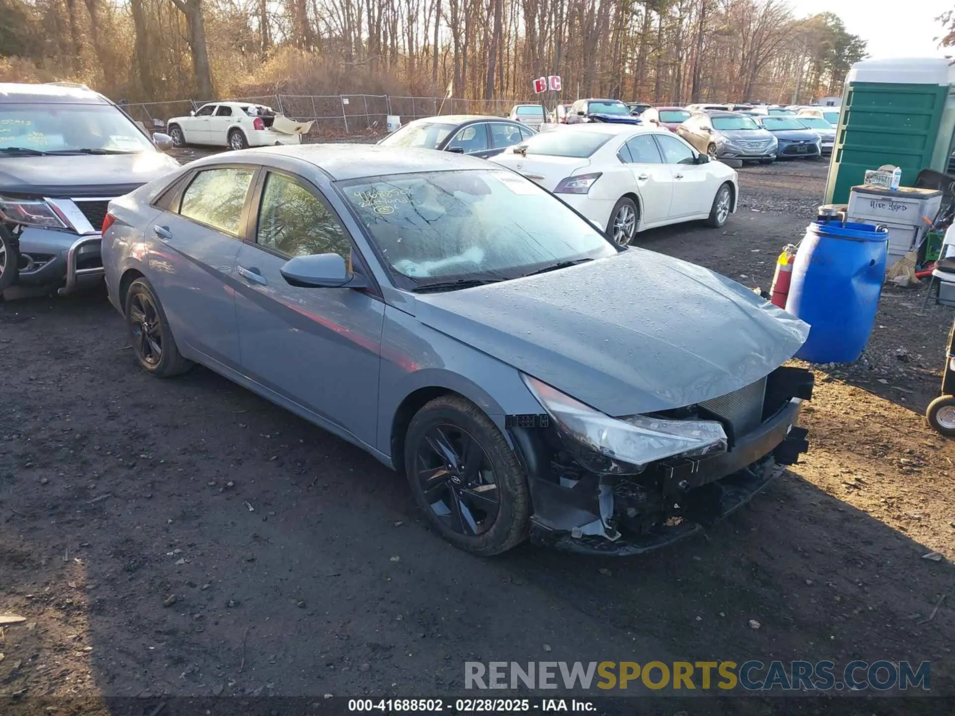 1 Photograph of a damaged car KMHLS4AG9NU288770 HYUNDAI ELANTRA 2022