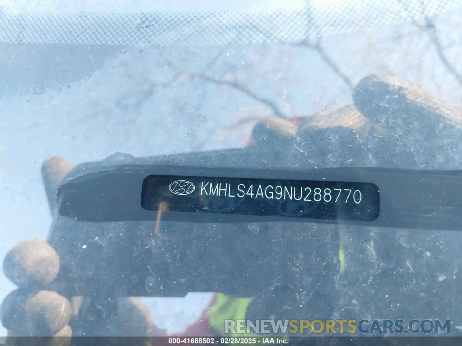 17 Photograph of a damaged car KMHLS4AG9NU288770 HYUNDAI ELANTRA 2022