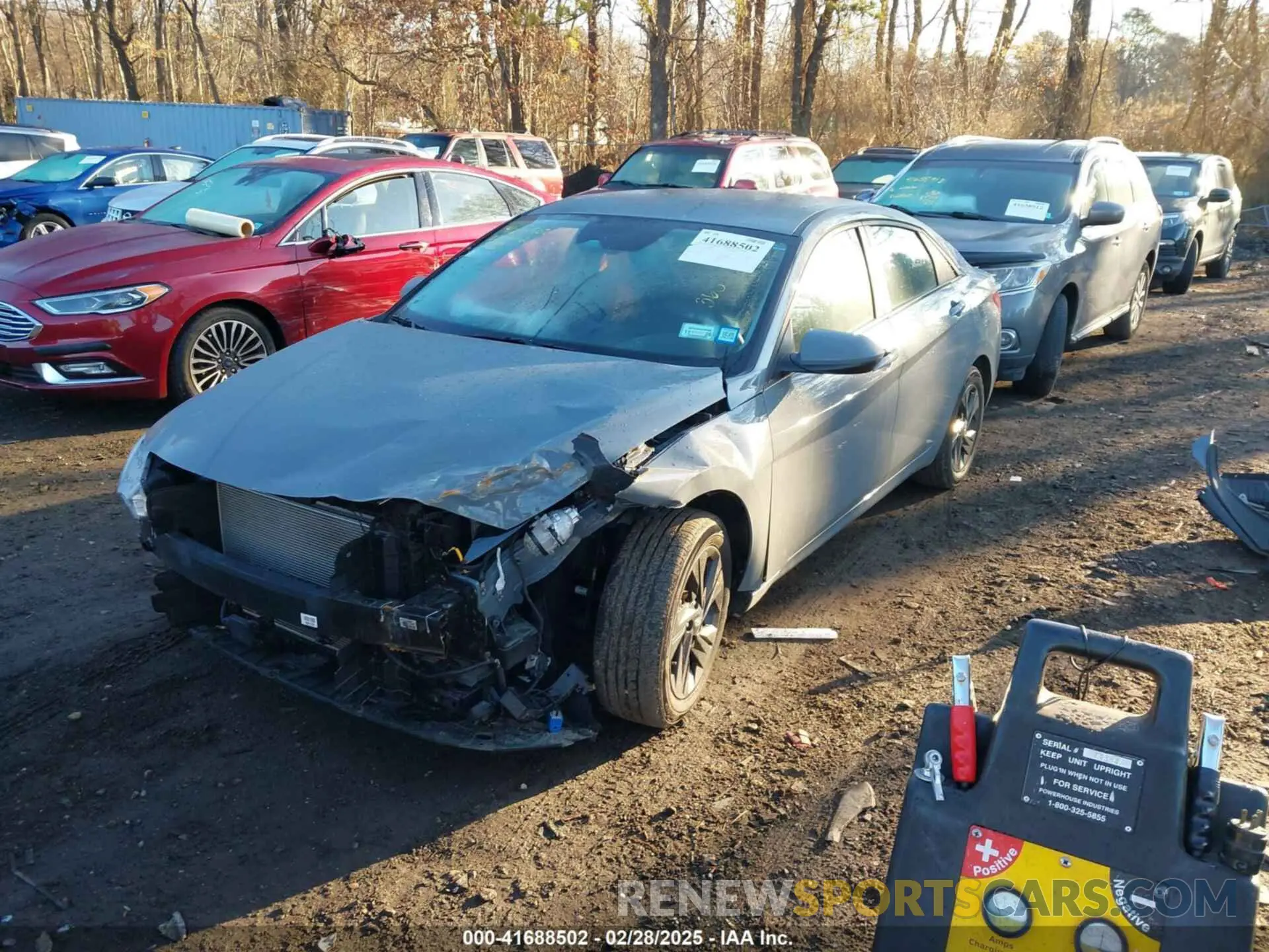 2 Photograph of a damaged car KMHLS4AG9NU288770 HYUNDAI ELANTRA 2022