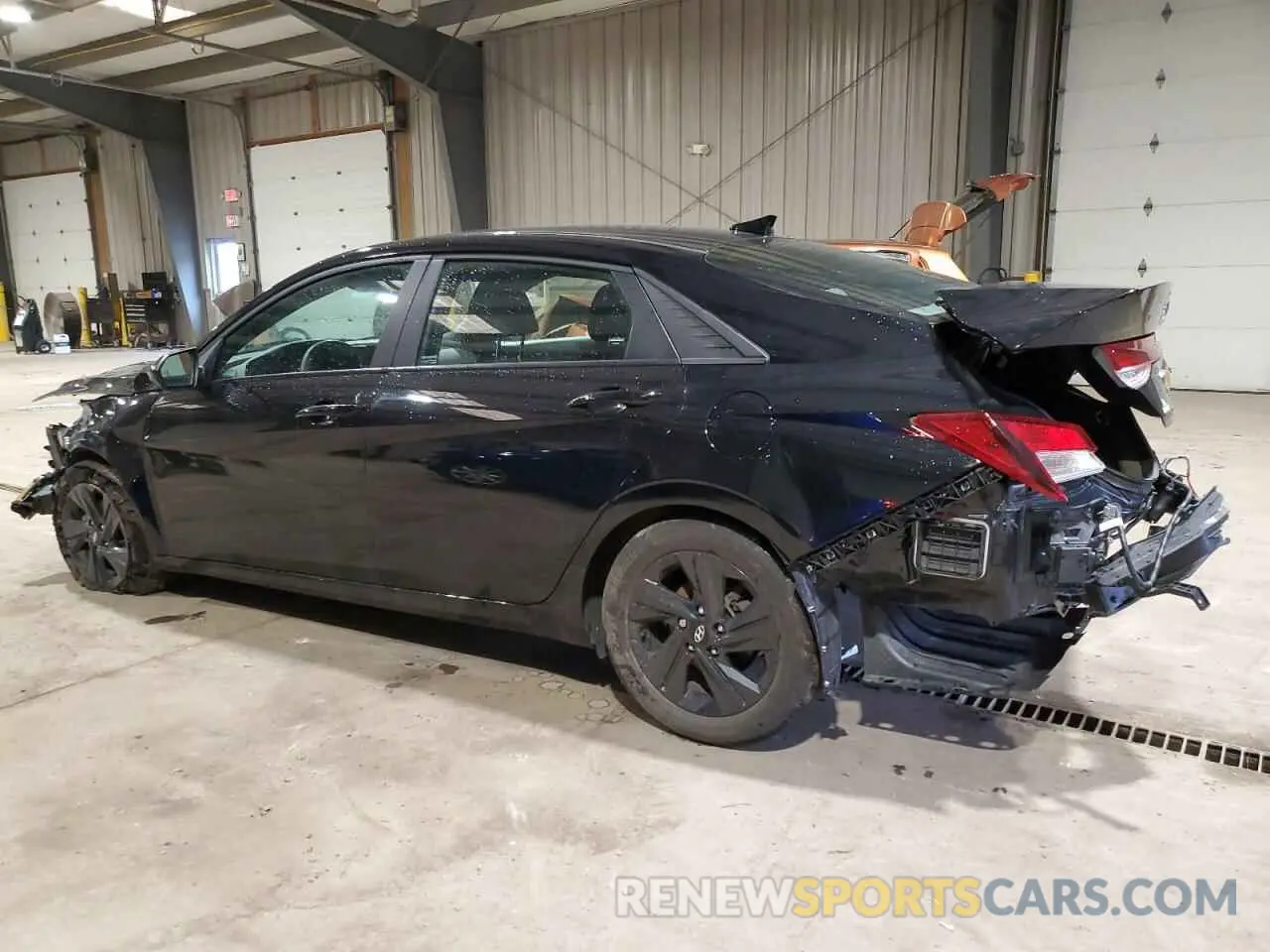 2 Photograph of a damaged car KMHLS4AGXNU336325 HYUNDAI ELANTRA 2022