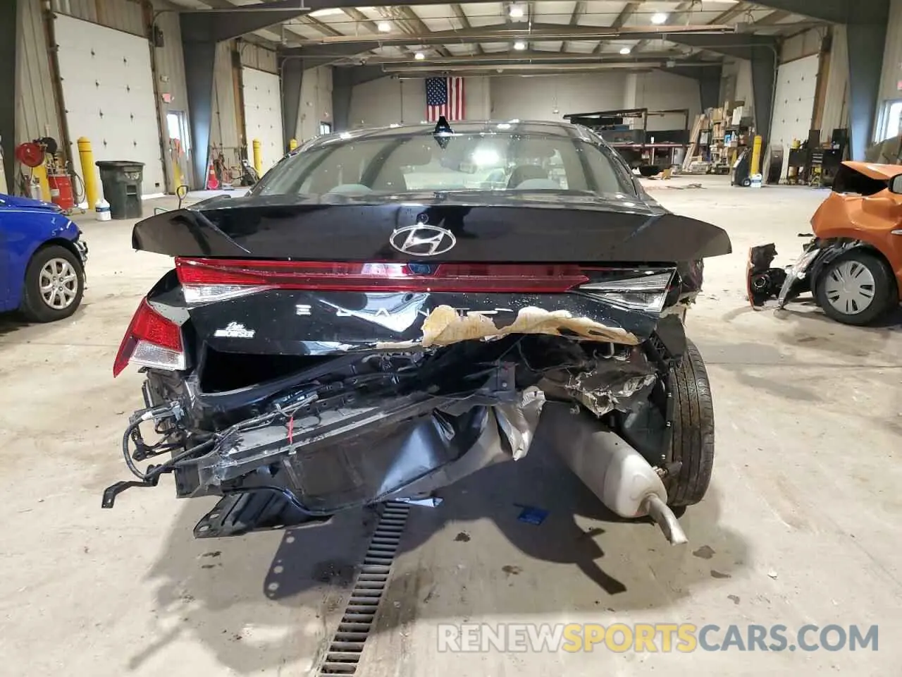 6 Photograph of a damaged car KMHLS4AGXNU336325 HYUNDAI ELANTRA 2022