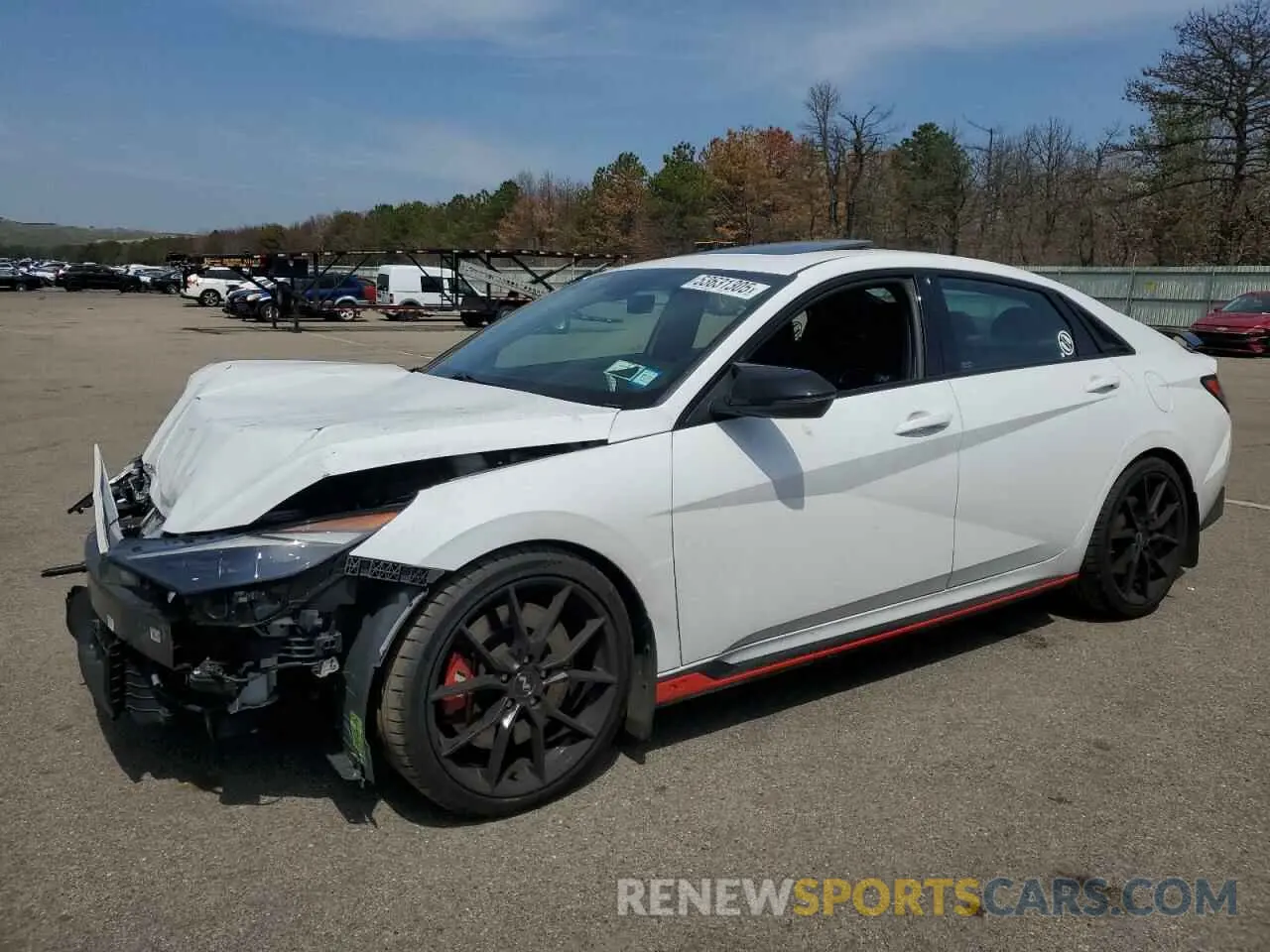 1 Photograph of a damaged car KMHLW4AK1NU007019 HYUNDAI ELANTRA 2022