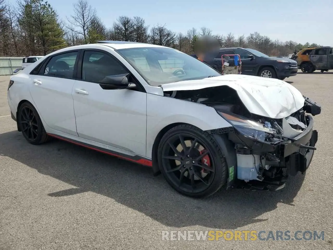 4 Photograph of a damaged car KMHLW4AK1NU007019 HYUNDAI ELANTRA 2022