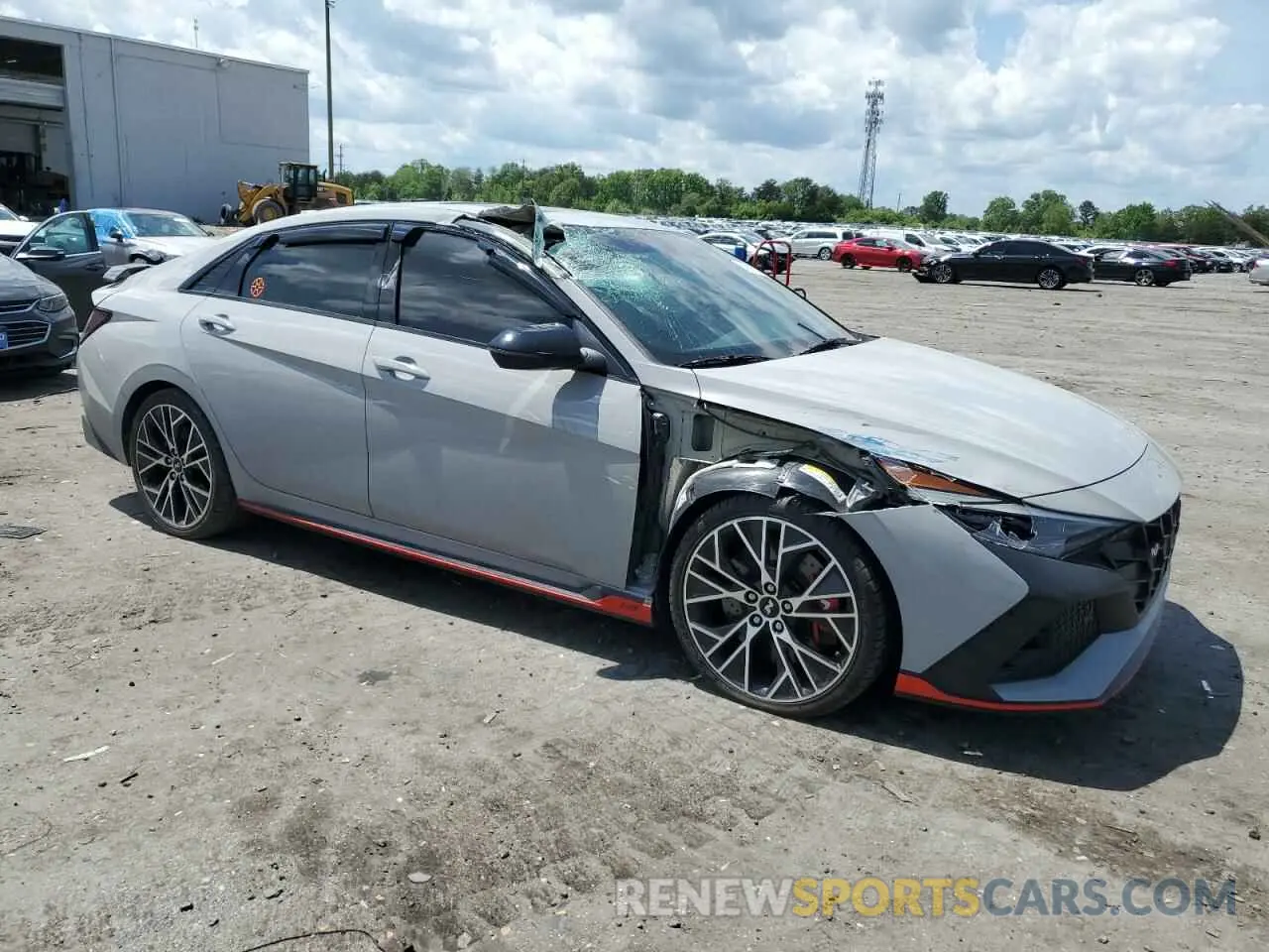 4 Photograph of a damaged car KMHLW4AK3NU002940 HYUNDAI ELANTRA 2022