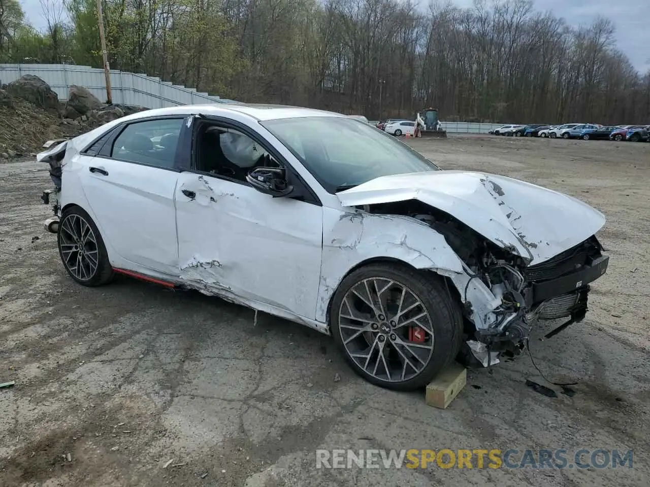 4 Photograph of a damaged car KMHLW4AK4NU001621 HYUNDAI ELANTRA 2022