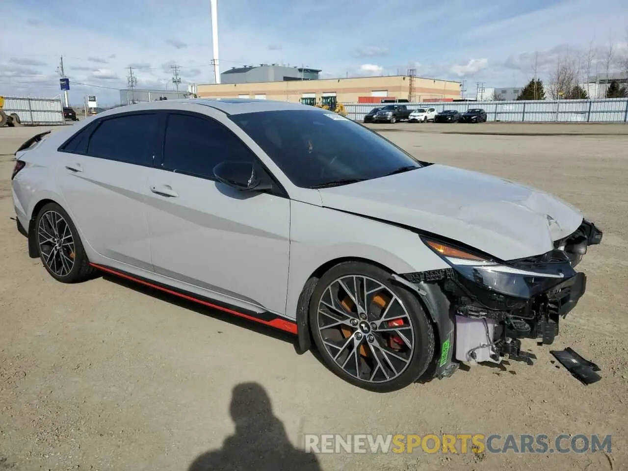 4 Photograph of a damaged car KMHLW4AK5NU003006 HYUNDAI ELANTRA 2022